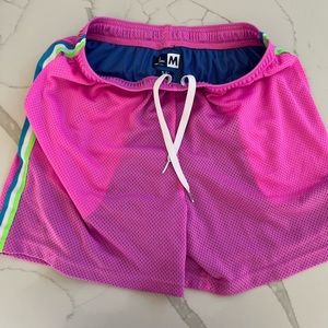 Chubbies retro hot pink shorts with pockets